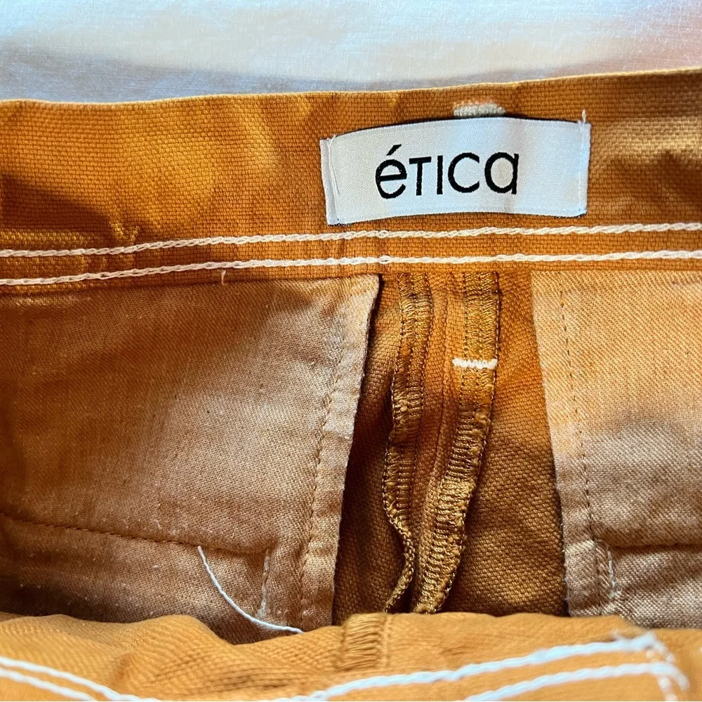 Erica workwear trousers Laura Turmeric orange pants size 27 - Picture 5 of 10